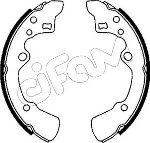 Cifam 153-205 - Set saboti frana - allinparts.ro
