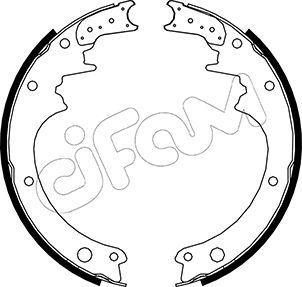 Cifam 153-275 - Set saboti frana allinparts.ro