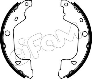 Cifam 153-775 - Set saboti frana - allinparts.ro