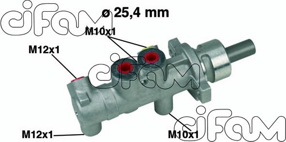 Cifam 202-415 - Pompa centrala, frana - allinparts.ro