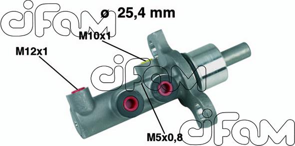 Cifam 202-438 - Pompa centrala, frana allinparts.ro