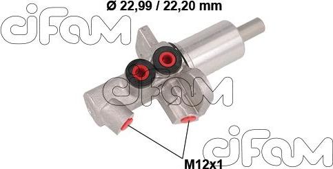Cifam 202-547 - Pompa centrala, frana - allinparts.ro