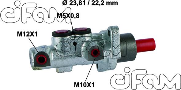 Cifam 202-552 - Pompa centrala, frana - allinparts.ro