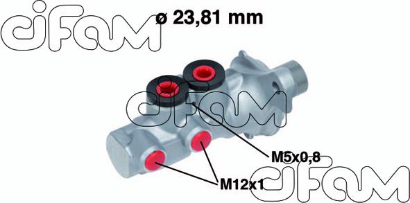 Cifam 202-695 - Pompa centrala, frana - allinparts.ro