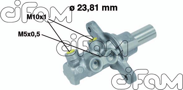 Cifam 202-680 - Pompa centrala, frana allinparts.ro