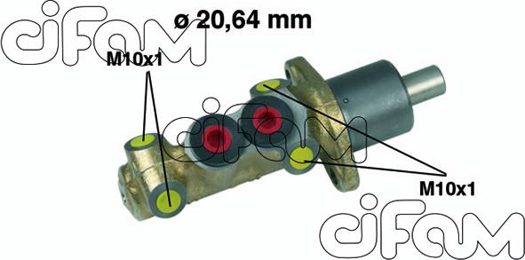 Cifam 202-059 - Pompa centrala, frana - allinparts.ro