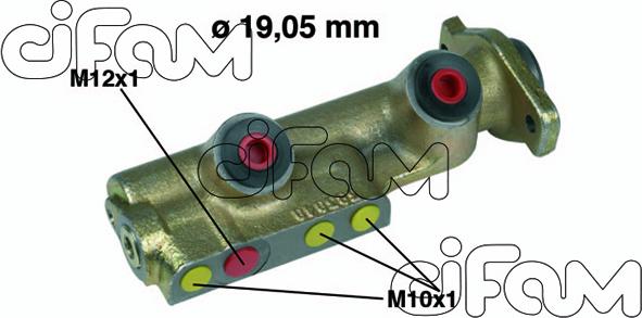 Cifam 202-080 - Pompa centrala, frana - allinparts.ro