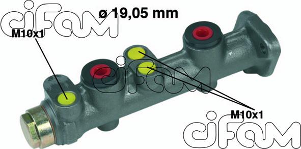 Cifam 202-028 - Pompa centrala, frana - allinparts.ro