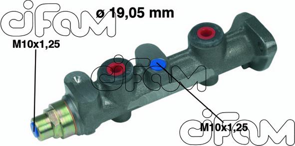 Cifam 202-022 - Pompa centrala, frana - allinparts.ro
