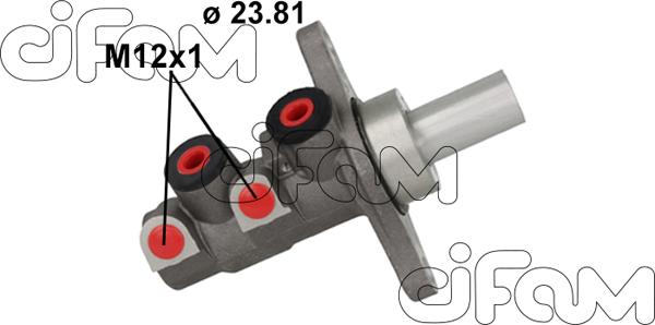 Cifam 202-1147 - Pompa centrala, frana - allinparts.ro