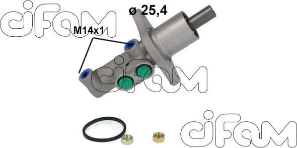 Cifam 202-1243 - Pompa centrala, frana - allinparts.ro