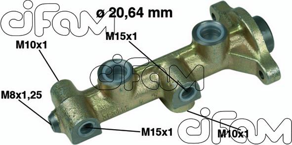 Cifam 202-178 - Pompa centrala, frana allinparts.ro