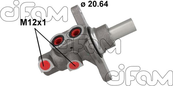Cifam 202-898 - Pompa centrala, frana allinparts.ro