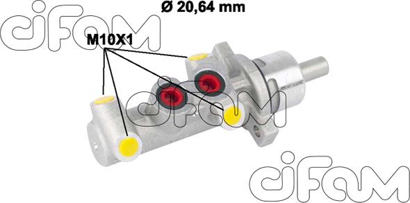 Cifam 202-805 - Pompa centrala, frana - allinparts.ro