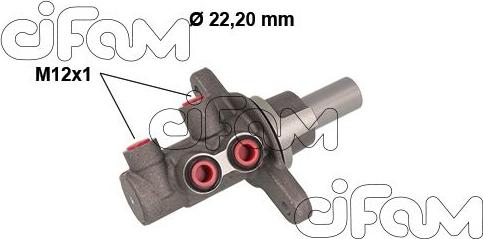 Cifam 202-839 - Pompa centrala, frana - allinparts.ro