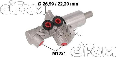 Cifam 202-877 - Pompa centrala, frana - allinparts.ro