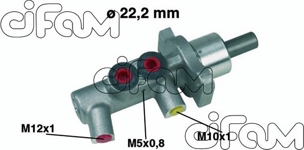 Cifam 202-383 - Pompa centrala, frana - allinparts.ro