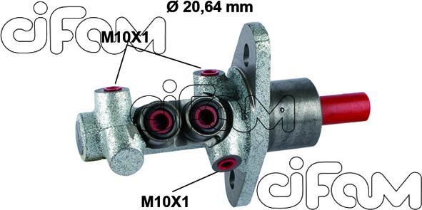 Cifam 202-375 - Pompa centrala, frana - allinparts.ro