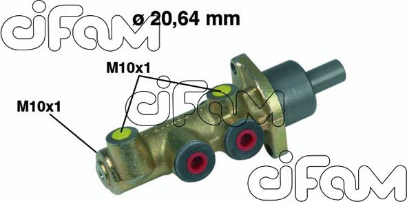 Cifam 202-218 - Pompa centrala, frana - allinparts.ro