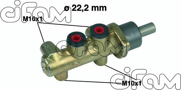 Cifam 202-217 - Pompa centrala, frana - allinparts.ro