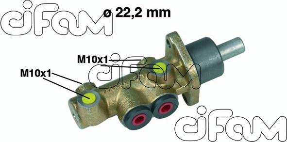 Cifam 202-278 - Pompa centrala, frana - allinparts.ro