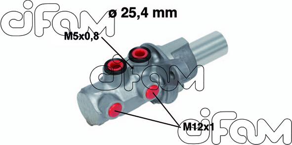 Cifam 202-754 - Pompa centrala, frana allinparts.ro