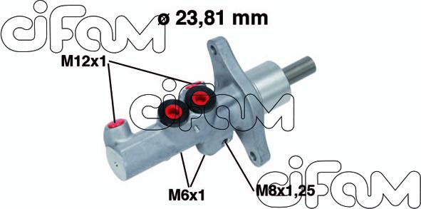 Cifam 202719 - Pompa centrala, frana - allinparts.ro