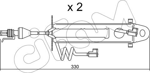 Cifam SU.176K - Senzor de avertizare,uzura placute de frana allinparts.ro