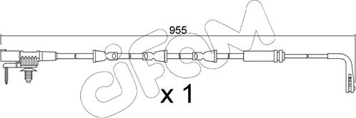 Cifam SU.396 - Senzor de avertizare,uzura placute de frana - allinparts.ro