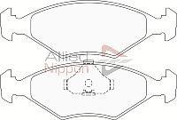 Comline ADB0228 - Set placute frana,frana disc - allinparts.ro