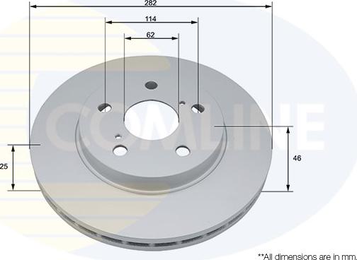 Comline ADC5092V - Disc frana allinparts.ro