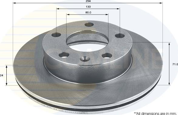 Comline ADC1330V - Disc frana - allinparts.ro