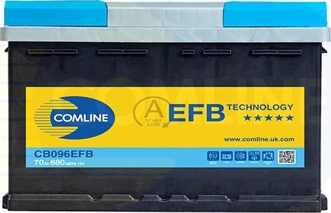 Comline CB096EFB - Baterie de pornire allinparts.ro