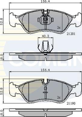 Comline CBP01007 - Set placute frana,frana disc allinparts.ro