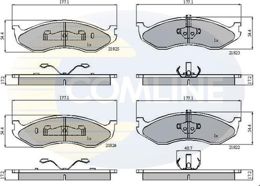 Comline CBP0845 - Set placute frana,frana disc allinparts.ro