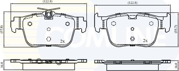 Comline CBP03069 - Set placute frana,frana disc allinparts.ro