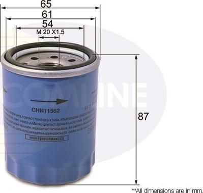 Comline CHN11562 - Filtru ulei allinparts.ro