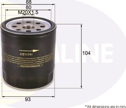 Comline CIZ11741 - Filtru ulei - allinparts.ro