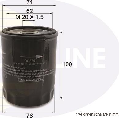 Comline CMB11322 - Filtru ulei - allinparts.ro