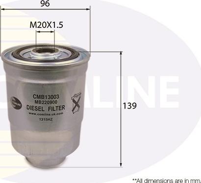 Comline CMB13003 - Filtru combustibil - allinparts.ro