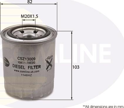 Comline CSZ13009 - Filtru combustibil - allinparts.ro