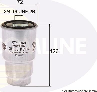 Comline CTY13021 - Filtru combustibil allinparts.ro
