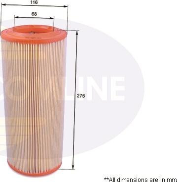 Comline EAF400 - Filtru aer - allinparts.ro