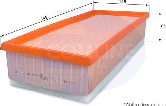 Comline EAF631 - Filtru aer allinparts.ro