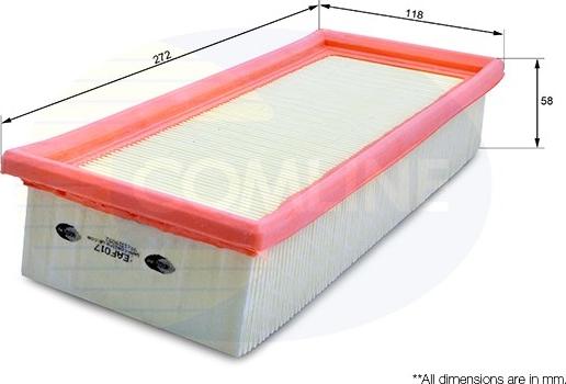 Comline EAF017 - Filtru aer allinparts.ro