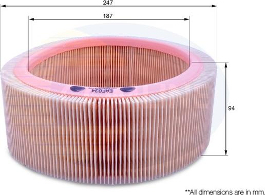 Comline EAF034 - Filtru aer allinparts.ro
