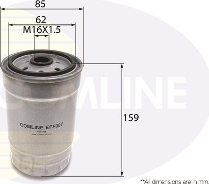Comline EFF007 - Filtru combustibil allinparts.ro