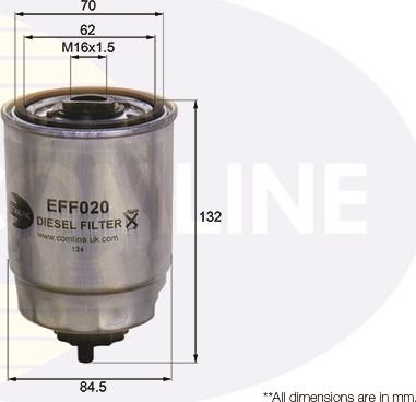 Comline EFF020 - Filtru combustibil allinparts.ro