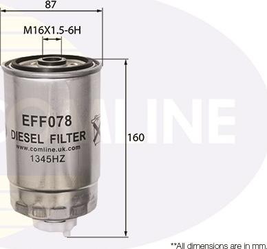 Comline EFF078 - Filtru combustibil - allinparts.ro