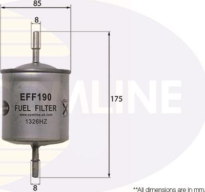 Comline EFF190 - Filtru combustibil allinparts.ro
